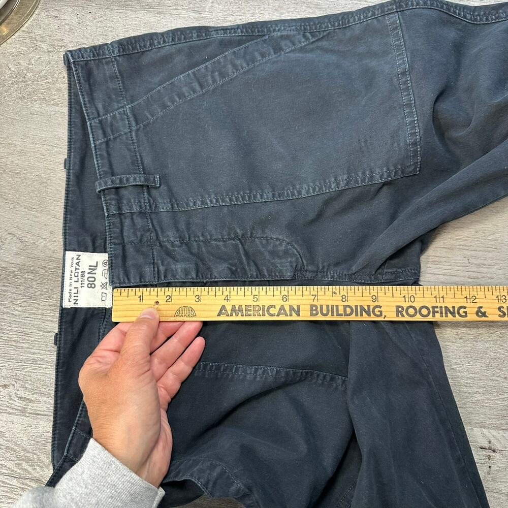 Nili Lotan Cropped French Military Pants Zip Jogger Ankle Carbon 8 - Picture 13 of 16